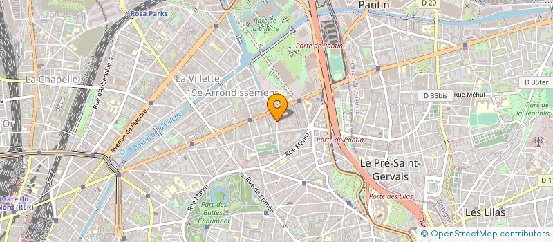 localisation de l'entreprise OXCINOR à PARIS