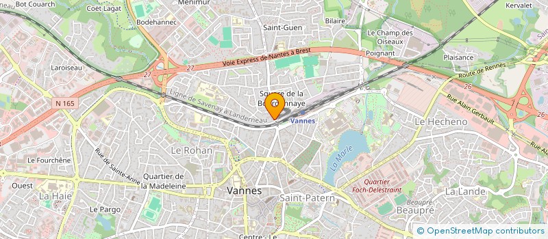 localisation de l'entreprise OXEA à VANNES