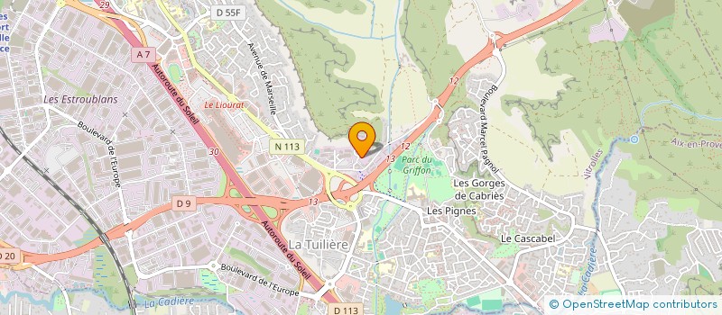 localisation de l'entreprise OXEEGEN à VITROLLES