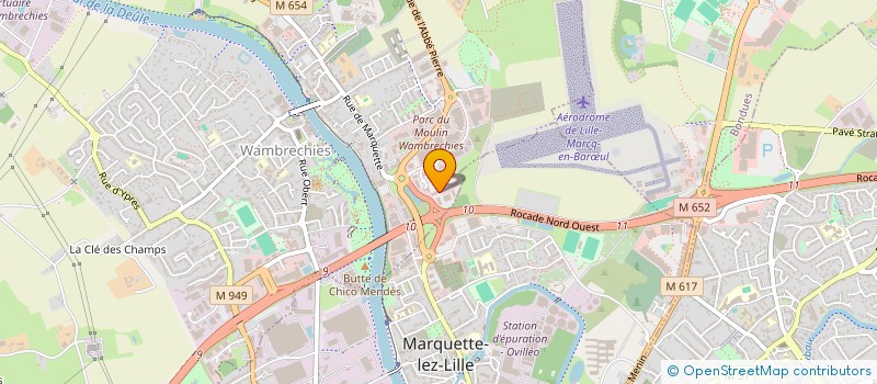 localisation de l'entreprise OXEMIS à WAMBRECHIES