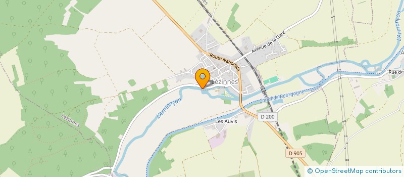 localisation de l'entreprise OXFI  ANCY-LE-LIBRE