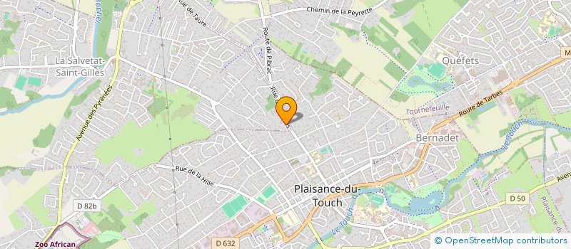 localisation de l'entreprise OXFORD  LA SALVETAT-SAINT-GILLES