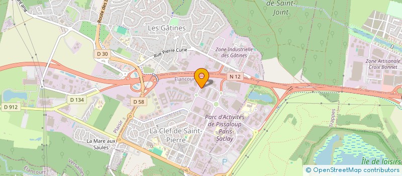 localisation de l'entreprise OXFORD AUTOMOT MECANIS DECOUP FIN SAS à ELANCOURT