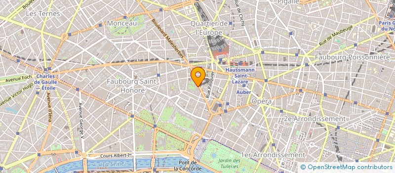 localisation de l'entreprise OXFORD PROPERTIES MANAGEMENT (FRANCE)  PARIS