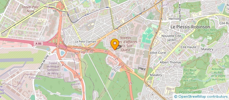 localisation de l'entreprise OXI-AM à CLAMART
