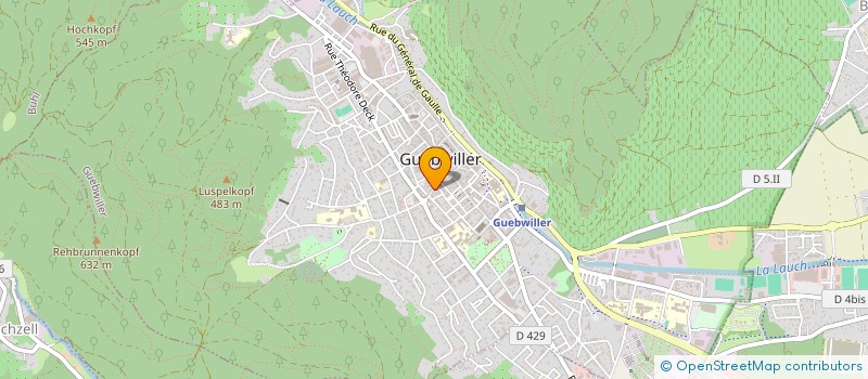 localisation de l'entreprise OXI GOLD  GUEBWILLER