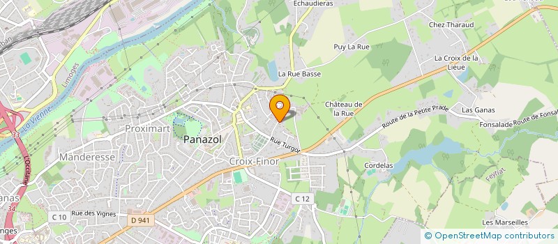localisation de l'entreprise OXI PARTS à PANAZOL
