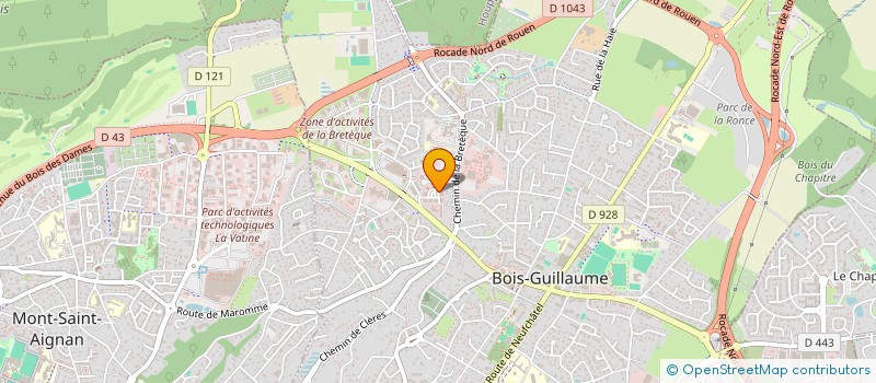 localisation de l'entreprise OXIA à BOIS-GUILLAUME