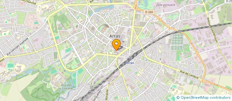 localisation de l'entreprise OXIAL à ARRAS