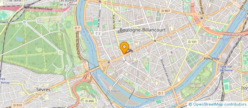 localisation de l'entreprise OXIANE à BOULOGNE-BILLANCOURT