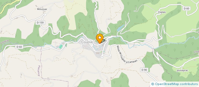 localisation de l'entreprise OXIBOIS  COUPIAC