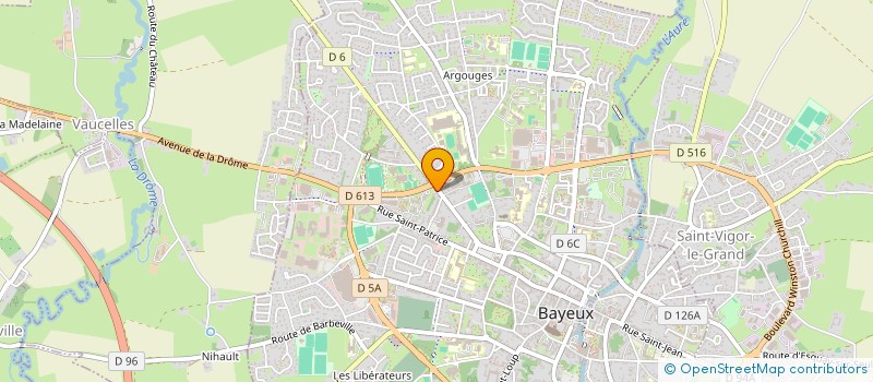 localisation de l'entreprise OXICAL  BAYEUX