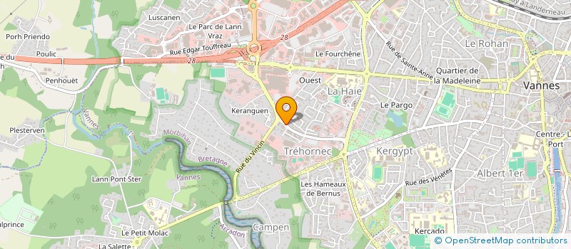 localisation de l'entreprise OXIDIS à VANNES