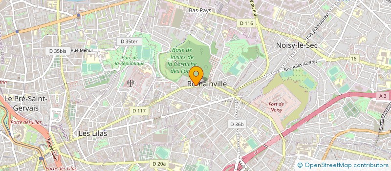 localisation de l'entreprise OXIGEN à ROMAINVILLE