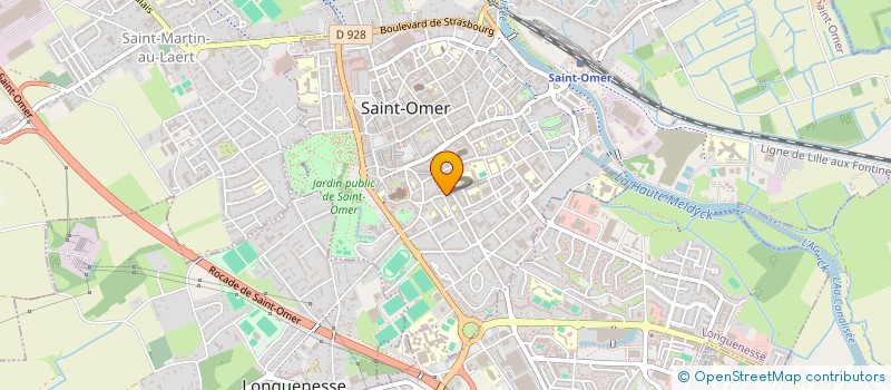 localisation de l'entreprise OXIGENE  SAINT-OMER