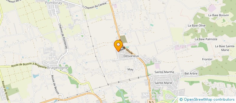 localisation de l'entreprise OXIGENE PROD  SAINT-FRANCOIS