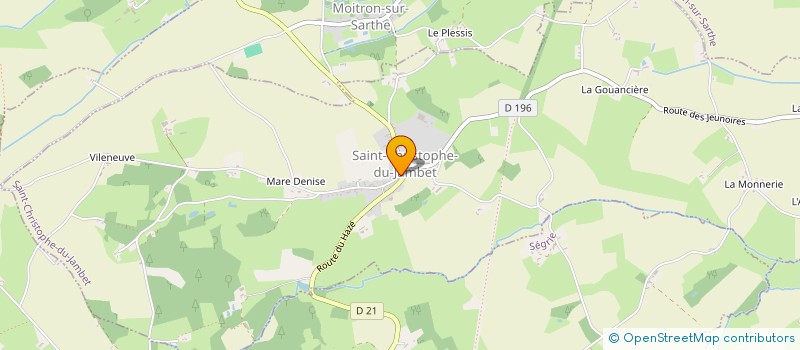 localisation de l'entreprise OXILIAS  SAINT-CHRISTOPHE-DU-JAMBET