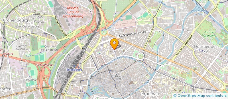 localisation de l'entreprise OXILIO  STRASBOURG