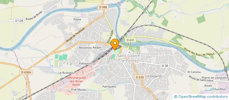 localisation de l'entreprise OXILIUM  SAINT-SULPICE-LA-POINTE