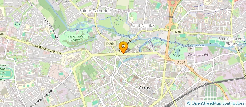 localisation de l'entreprise OXIMM à ARRAS