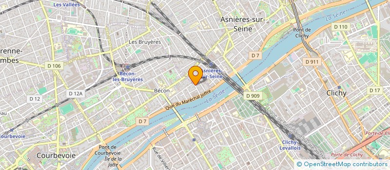 localisation de l'entreprise OXIMMO à COURBEVOIE