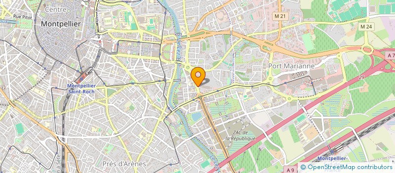 localisation de l'entreprise OXIMORE à MONTPELLIER