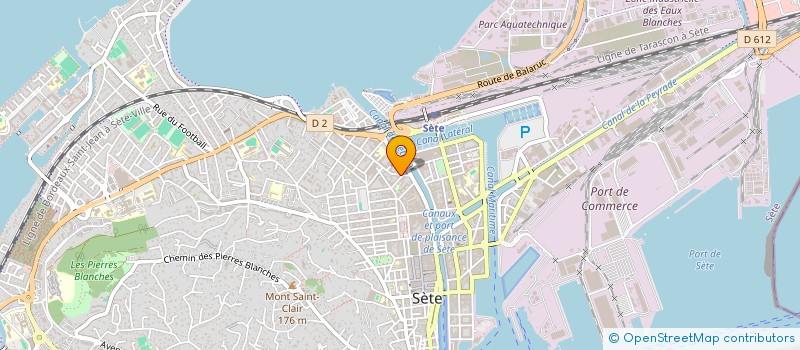 localisation de l'entreprise OXINI  SETE