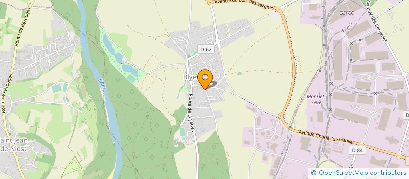 localisation de l'entreprise OXINNOV à BLYES