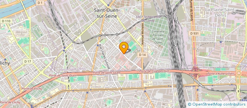 localisation de l'entreprise OXIO à SAINT-OUEN-SUR-SEINE