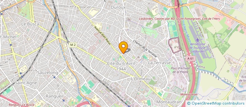localisation de l'entreprise OXITANIA à TOULOUSE
