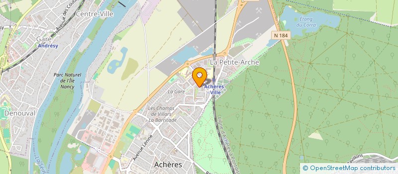 localisation de l'entreprise OXITOITURE à ACHERES