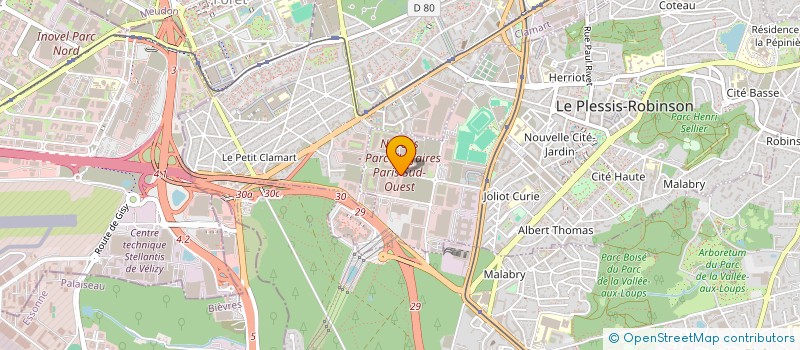 localisation de l'entreprise OXIUM DEVELOPMENT à LE PLESSIS-ROBINSON