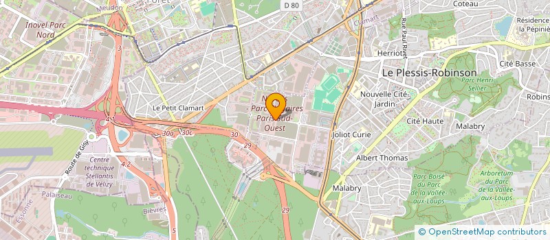 localisation de l'entreprise OXIUM RENEWABLES à LE PLESSIS-ROBINSON