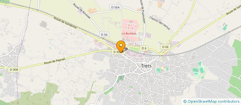 localisation de l'entreprise OXJO à TRETS