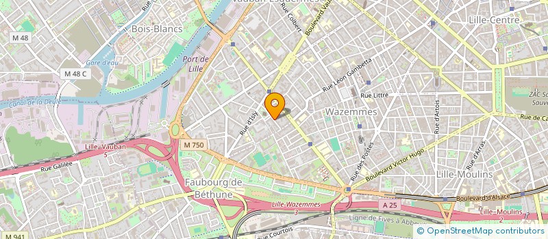 localisation de l'entreprise OXLO ASSOCIES à LILLE