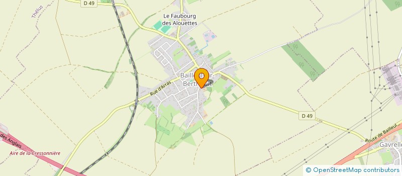 localisation de l'entreprise OXMO  BAILLEUL-SIR-BERTHOULT