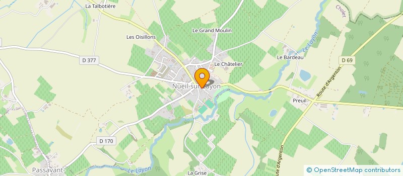 localisation de l'entreprise OXMO CDM à LYS-HAUT-LAYON