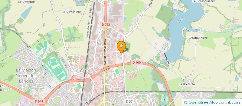 localisation de l'entreprise OXMOTO  LA ROCHE-SUR-YON