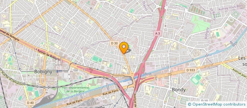 localisation de l'entreprise OXMOZ  BOBIGNY