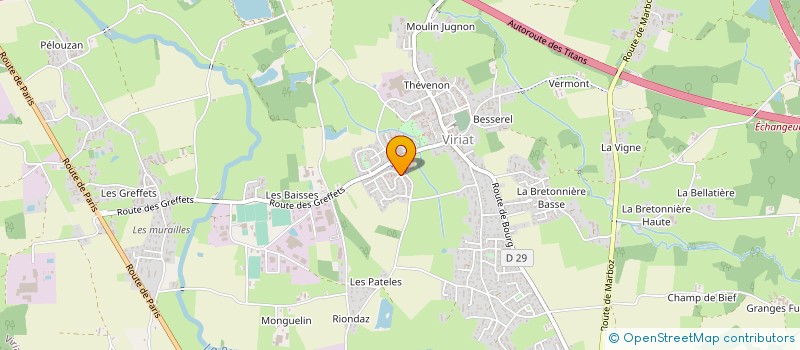 localisation de l'entreprise OXNYA GROUP  VIRIAT