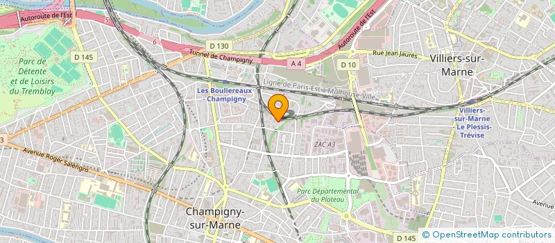 localisation de l'entreprise OXO GROUPE à CHAMPIGNY-SUR-MARNE
