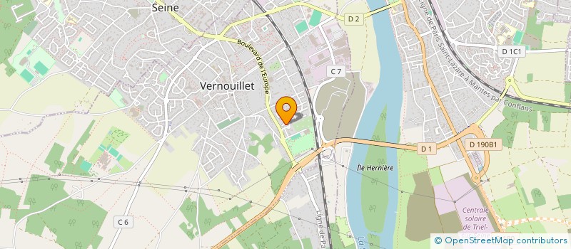 localisation de l'entreprise OXO IMMOBILIER à VERNOUILLET