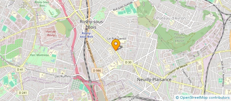 localisation de l'entreprise OXO SECURITE & INCENDIE à ROSNY-SOUS-BOIS