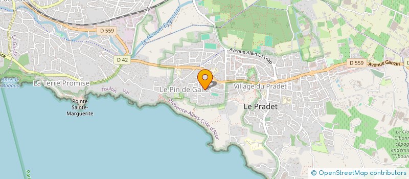 localisation de l'entreprise OXOLEO  LE PRADET