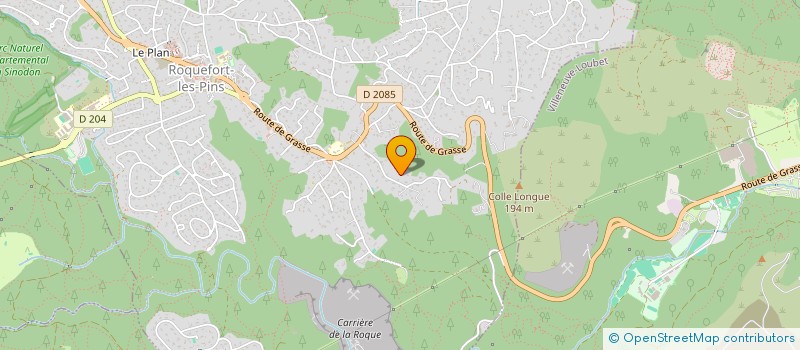 localisation de l'entreprise OXPEAK  ROQUEFORT-LES-PINS