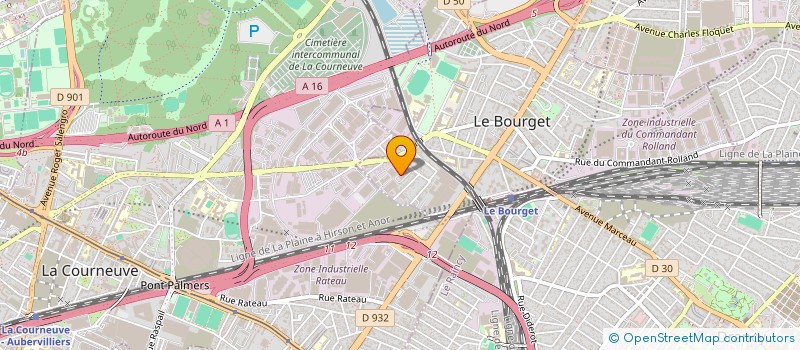 localisation de l'entreprise OXSIL FRANCE à LE BOURGET