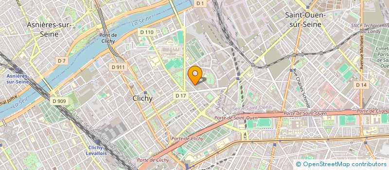 localisation de l'entreprise OXTACA à CLICHY