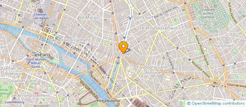 localisation de l'entreprise OXUS  PARIS