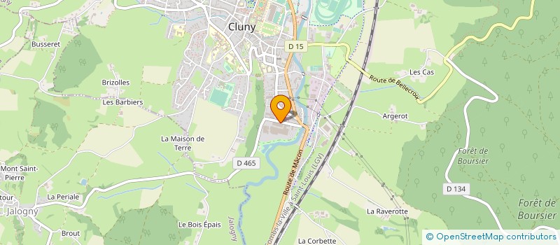 localisation de l'entreprise OXXO EVOLUTION  CLUNY