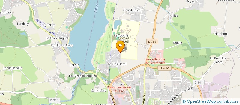 localisation de l'entreprise OXY  PLOERMEL